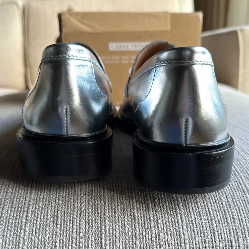 Madewell Silver Loafers - Picture 4 of 7
